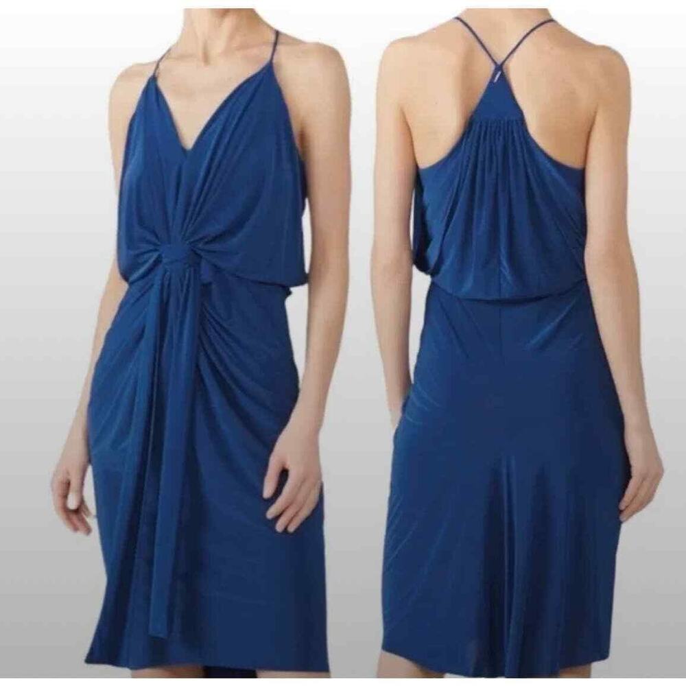 Revolve /Neiman Marcus- MISA LOS ANGELES DOMINO SPAGHETTI STRAP DRESS ROYAL BLUE